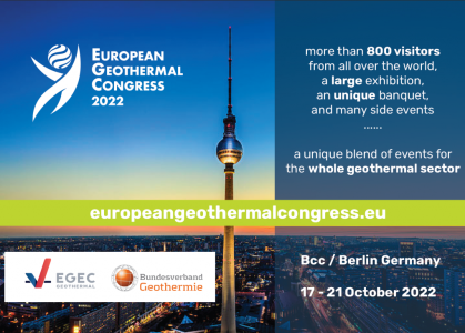 European Geothermal Congress 2023 flyer