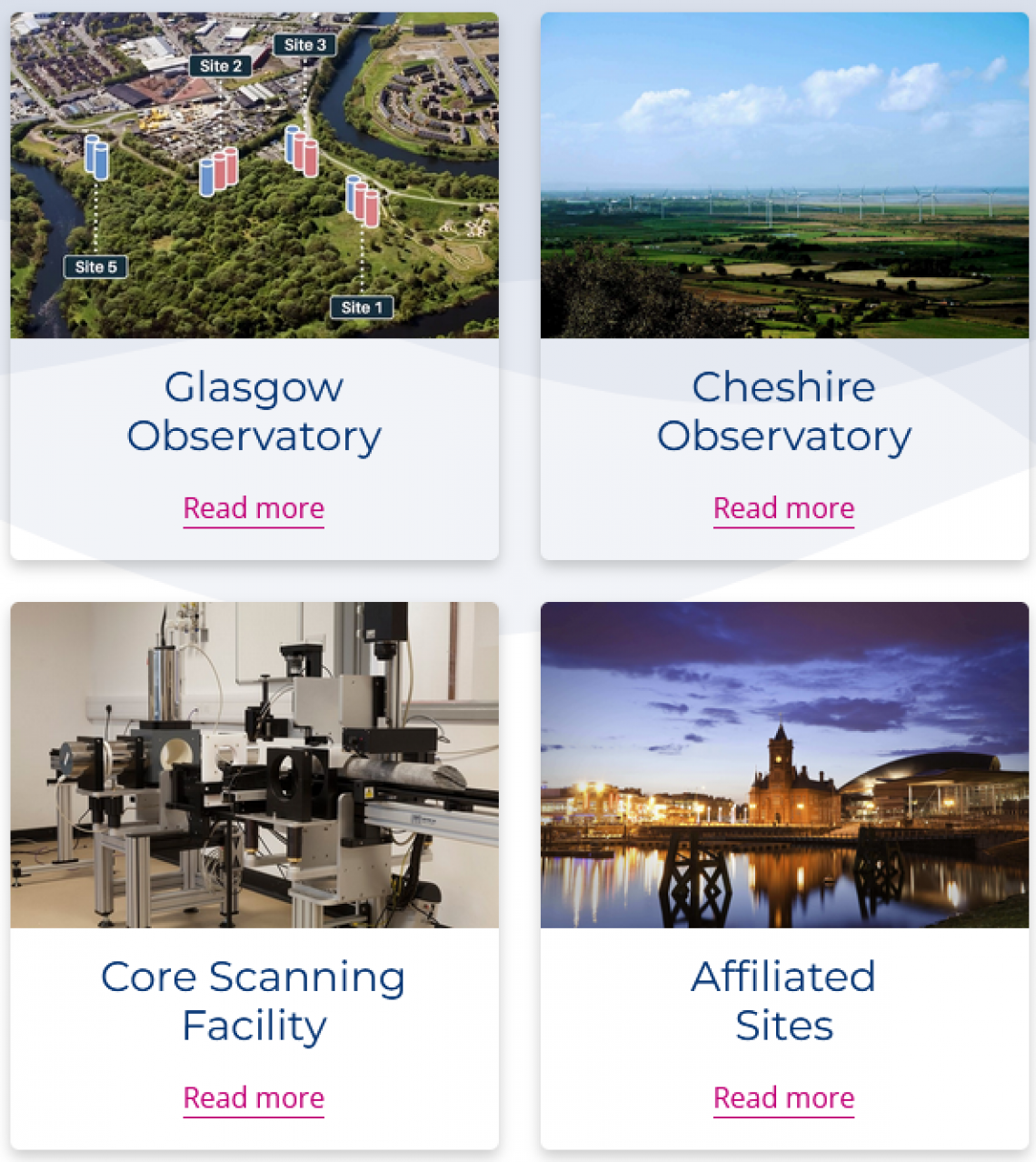 UK Geoenergy Observatories facilities